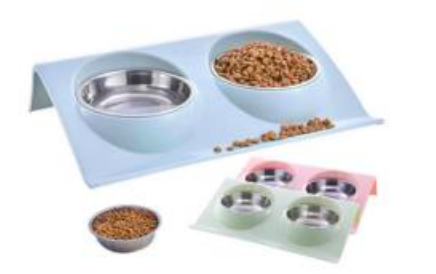 CUENCO DOBLE DE ACERO INOXIDABLE